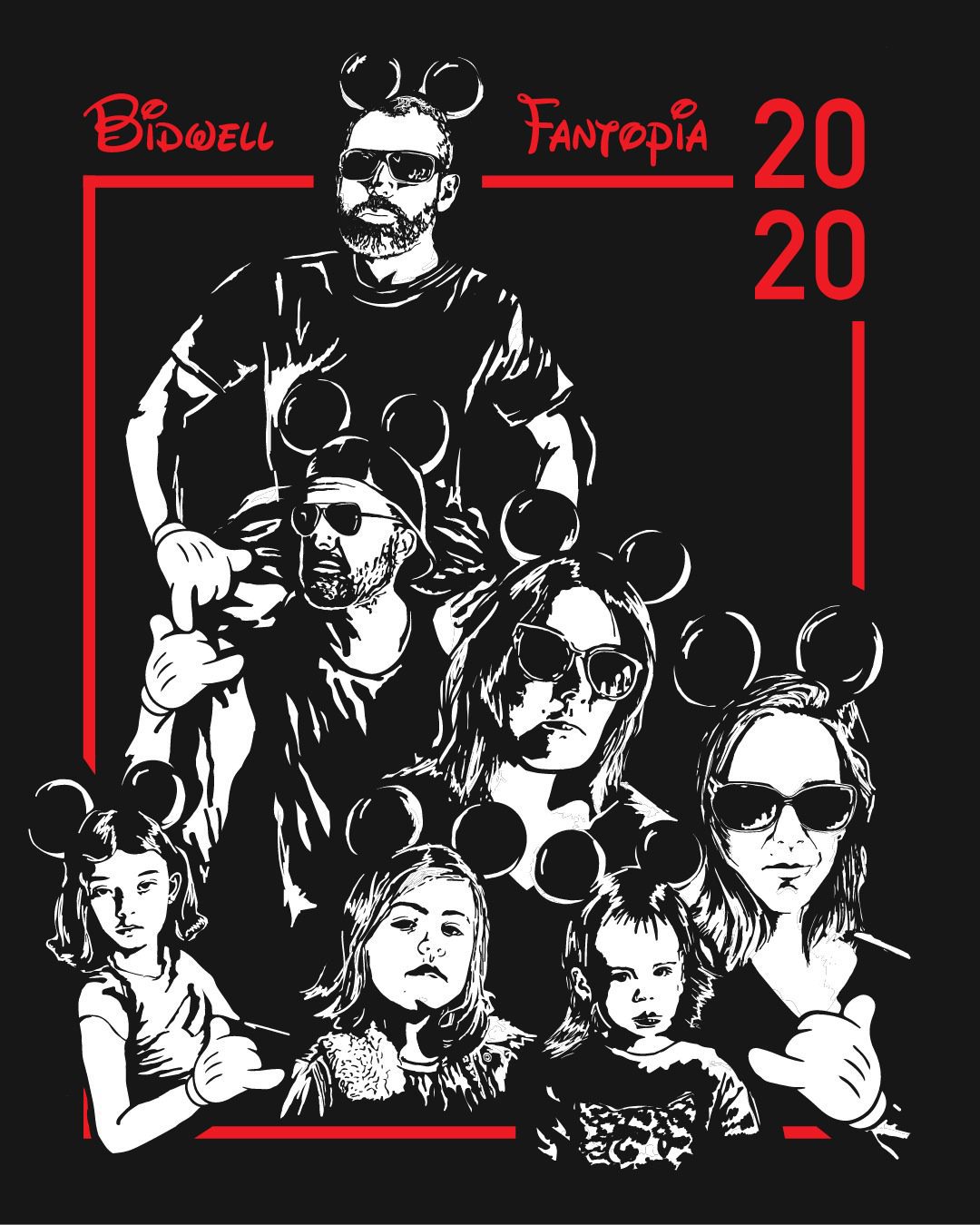 Bidwell Fantopia 2020 T-shirt Design